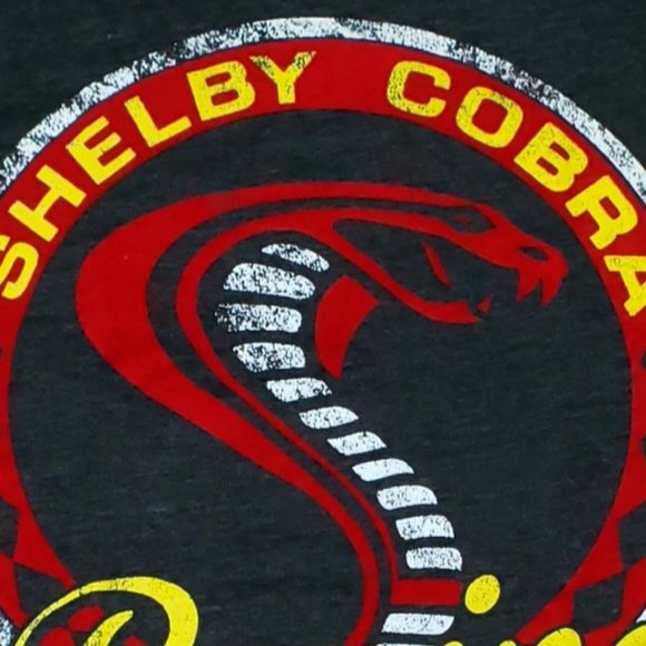 Vintage Shelby Cobra tee graphic car distressed MEDIUM 38 40 auto Vintage-look - Picture 3 of 7